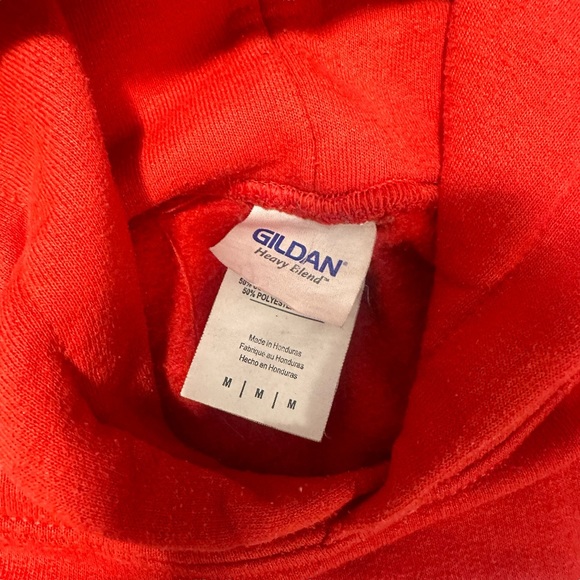 Unisex Edinburgh Scotland Red Hoodie - Size M - Picture 6 of 6